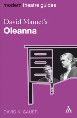 David Mamet's Oleanna 0826496466 Book Cover