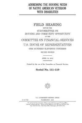 Addressing the housing needs of Native American... 1692144367 Book Cover