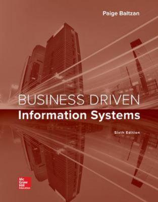 Business Driven Information Systems 1260004716 Book Cover