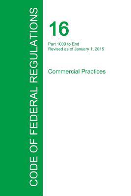 Code of Federal Regulations Title 16, Volume 2,... 1354240014 Book Cover