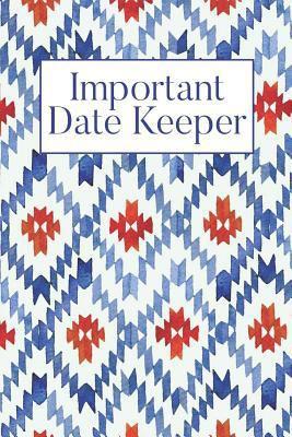 Important Date Keeper: Abstract Blue 1731491794 Book Cover