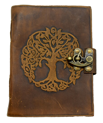 Soft Leather Tree of Life Journal B08YP63FXL Book Cover