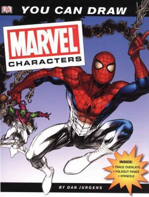 You Can Draw Marvel Characters [With Stencil] B002IXEY72 Book Cover