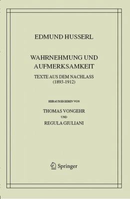 Wahrnehmung Und Aufmerksamkeit: Texte Aus Dem N... [German] 9401750912 Book Cover