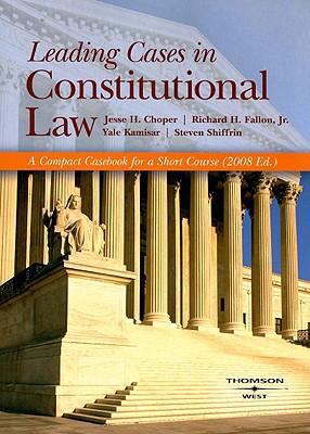 Leading Cases in Constitutional Law: A Compact ... 0314190422 Book Cover