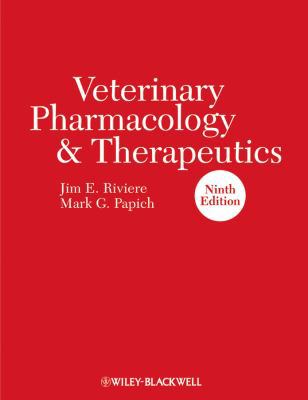 Veterinary Pharmacology and Therapeutics 0813820618 Book Cover