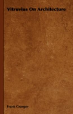 Vitruvius On Architecture 1443731730 Book Cover