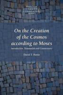 On the Creation of the Cosmos According to Moses 1589831608 Book Cover