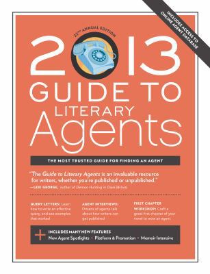 2013 Guide to Literary Agents 1599635976 Book Cover