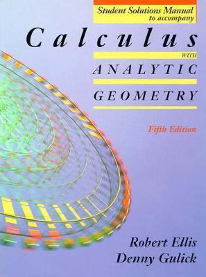 Calculus with Analytic Geometry 0030981158 Book Cover