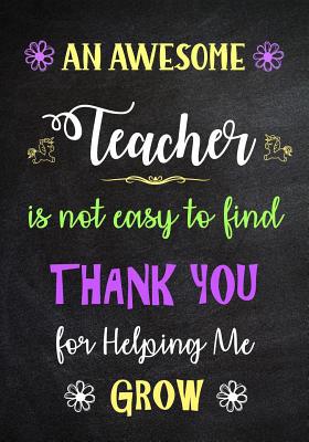 An Awesome Teacher is Not Easy to Find - Thank ... 1096806444 Book Cover