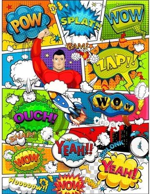 Blank Comic Book For Kids: Draw Your Own Comics - 110 Pages of Fun and Unique Templates - A Large 8.5" x 11" Notebook and Sketchbook for Kids and Adults to Unleash Creativity B083XVG7DC Book Cover