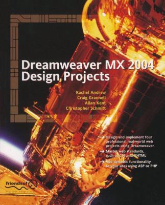 Dreamweaver MX Design Projects B008SLHLIC Book Cover