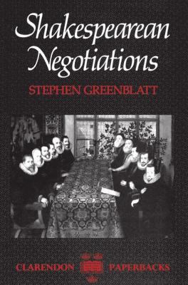 Shakespeares Negotiations 0198122276 Book Cover