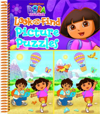 Dora the Explorer Look and Find Picture Puzzles 1605537934 Book Cover