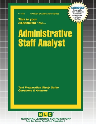 Administrative Staff Analyst 1799315533 Book Cover