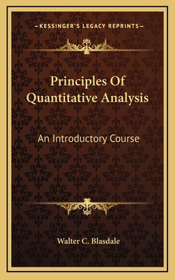 Principles of Quantitative Analysis: An Introdu... 1163867004 Book Cover