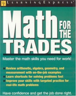 Math for the Trades 1576855155 Book Cover