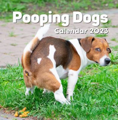 Pooping Dogs Calendar 2023: Funny Dog Lover Gift Calendar 2023 for Men Women Kids Teens: Gift Ideas for Pet Owners, Joke Presents, White Elephant, ... Stuffers Fillers, Birthday, Christmas, Gag 1957381183 Book Cover