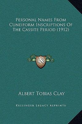 Personal Names From Cuneiform Inscriptions Of T... 1169289657 Book Cover