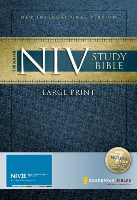Study Bible-NIV-Large Print [Large Print] 0310939224 Book Cover