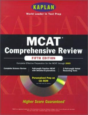 Kaplan MCAT Comprehensive Review [With CDROM] 0743201868 Book Cover
