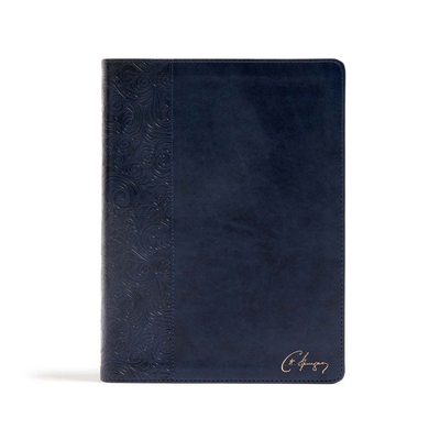 CSB Spurgeon Study Bible, Navy Leathertouch 1535990449 Book Cover