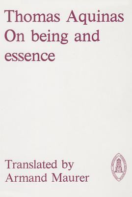On Being and Essence 0888442505 Book Cover