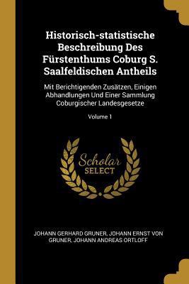 Historisch-statistische Beschreibung Des Fürste... [German] 0274652730 Book Cover