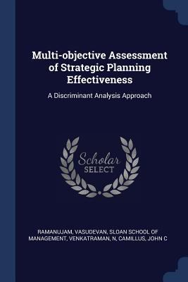 Multi-objective Assessment of Strategic Plannin... 1377033473 Book Cover