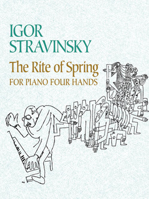 The Rite of Spring for Piano Four Hands 0486445399 Book Cover