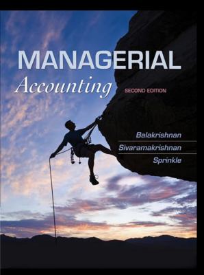 Managerial Accounting 1118385381 Book Cover