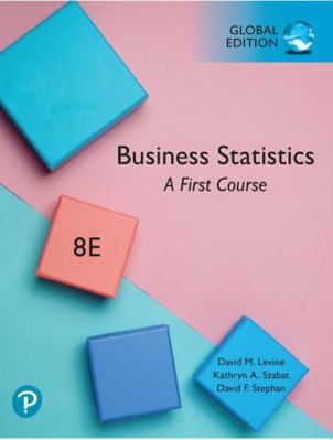 Business Statistics: A First Course, Global Edi... 1292320362 Book Cover