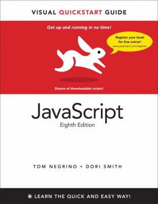 JavaScript: Visual QuickStart Guide 0321772970 Book Cover