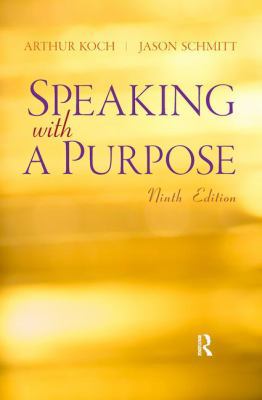 Speaking with a Purpose 0205220401 Book Cover