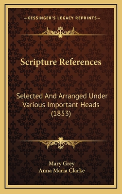 Scripture References: Selected And Arranged Und... 1168992222 Book Cover