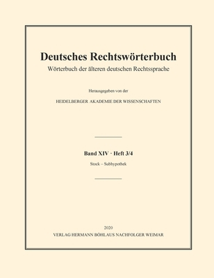 Deutsches Rechtswörterbuch: Wörterbuch Der Älte... [German] 3662625946 Book Cover