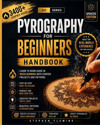 Pyrography for Beginners Handbook: Learn to Bur... B084Z13PBJ Book Cover
