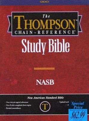 Thompson Chain Reference Bible-NASB 0887075312 Book Cover