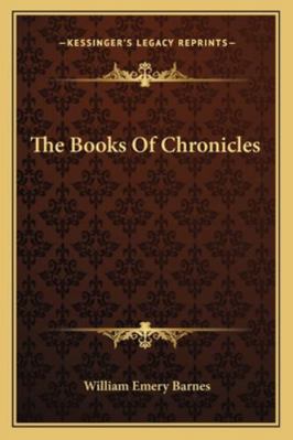 The Books Of Chronicles 1163284963 Book Cover