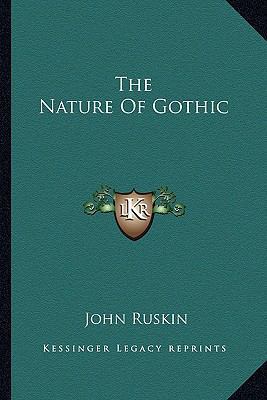 The Nature Of Gothic 1162960116 Book Cover