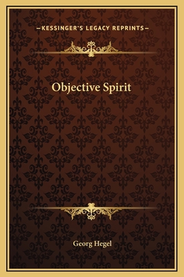 Objective Spirit 1169203876 Book Cover
