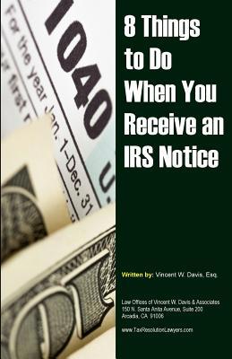 8 Things to Do When You Receive an IRS Notice 151185961X Book Cover
