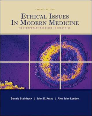 Ethical Issues in Modern Medicine: Contemporary... 0073407356 Book Cover