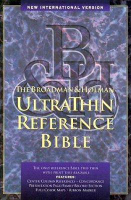 Niv Ultrathin Reference Bible (International Ve... 0879819553 Book Cover