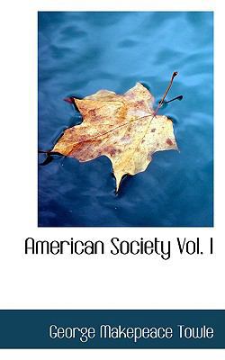 American Society Vol. I 1110154100 Book Cover