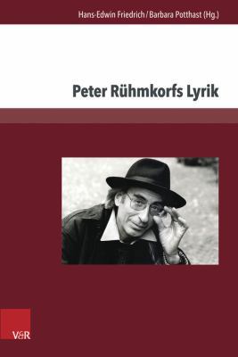 Peter Ruhmkorfs Lyrik [German] 3847102648 Book Cover