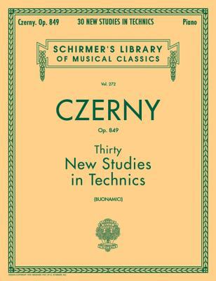 Carl Czerny Thirty New Studies in Technics Op. ... B007NWOR6Q Book Cover