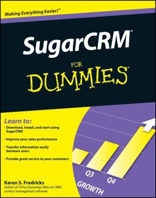 SugarCRM For Dummies 047038462X Book Cover