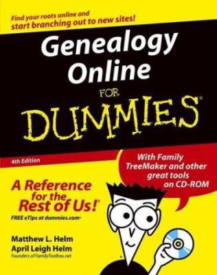 Genealogy Online for Dummies 0764559648 Book Cover
